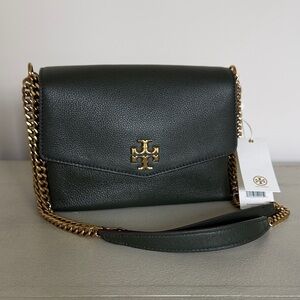 Tory Burch Kira Pebbled Small in Poblano (green)